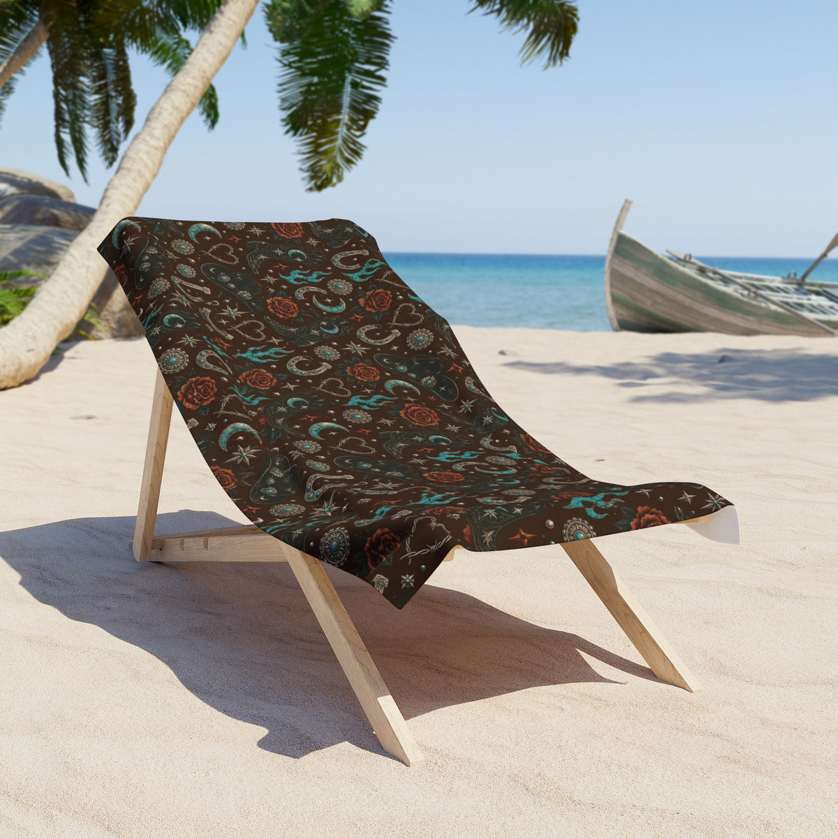 Cowgirl Daze Beach Towel Brown (2 Sizes)
