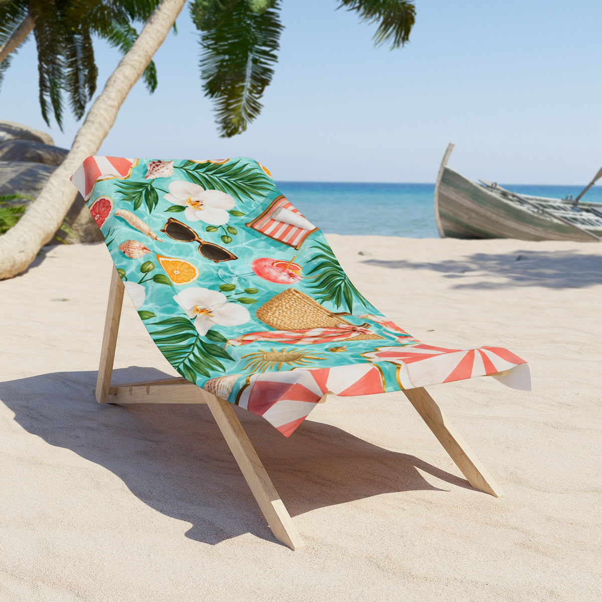 Soft Life Beach Towel Teal