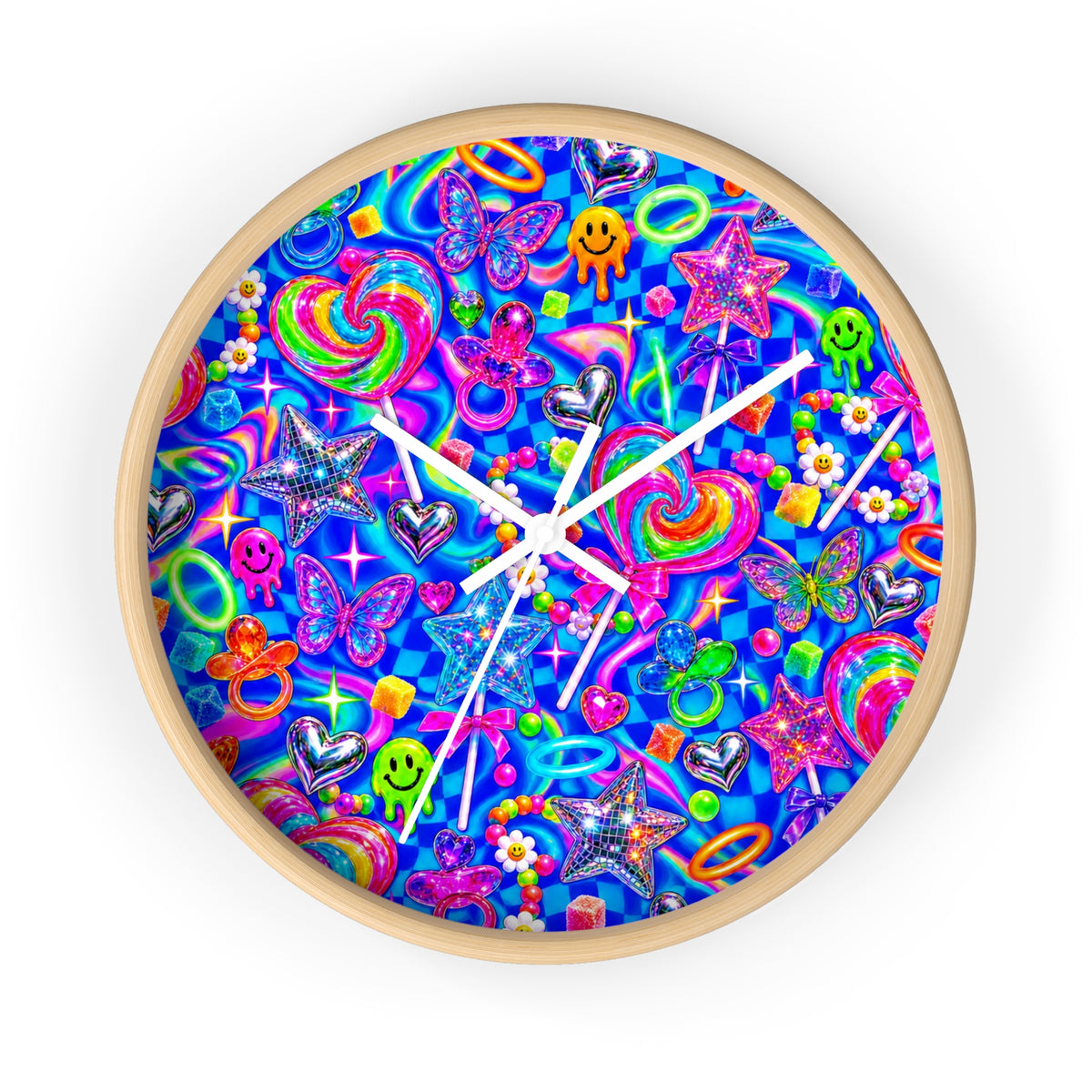 Candy Rave Wall Clock