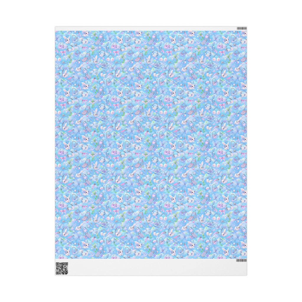 Mermaid Bunny Wrapping Paper – Pastel Sea Creatures Gift Wrap