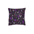 Y2K Magic Spell Square Pillow Black