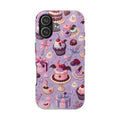 Cute Dessert Pattern Tough Phone Case — Pastel Sweets iPhone Cover