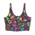 Polyester Sports Bra (AOP)