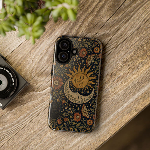 Celestial Sun & Moon Tarot IPhone 17 Case Boho