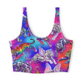 Polyester Sports Bra (AOP)