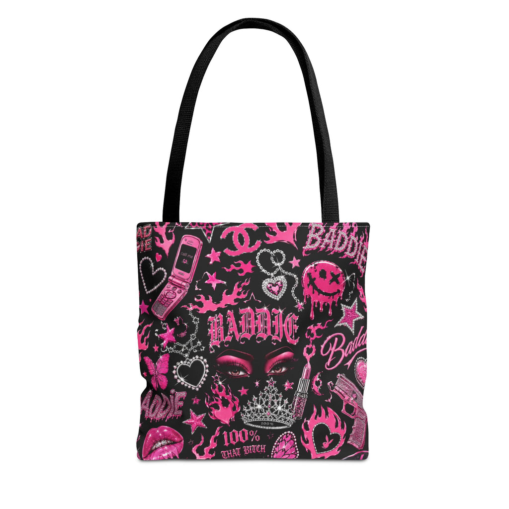 Y2K Baddie Tote Bag Black