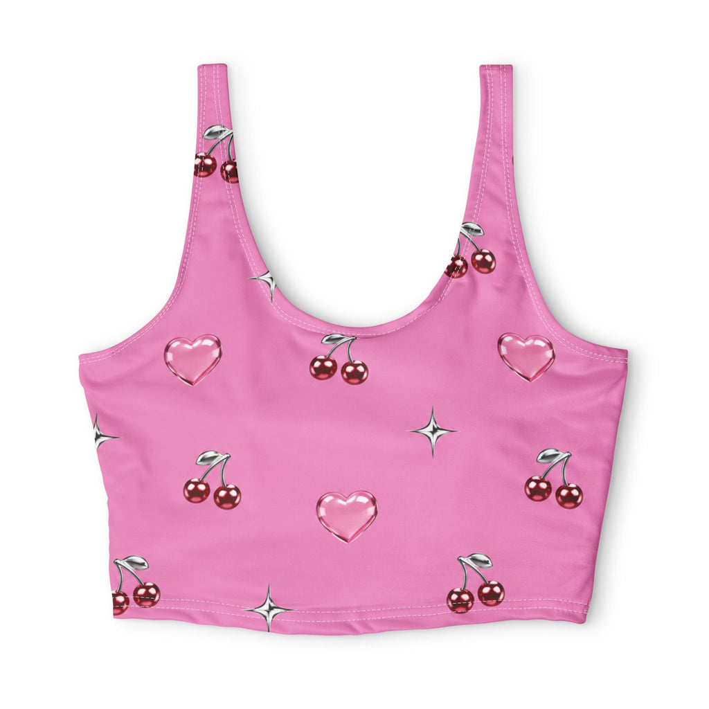 Polyester Sports Bra (AOP)