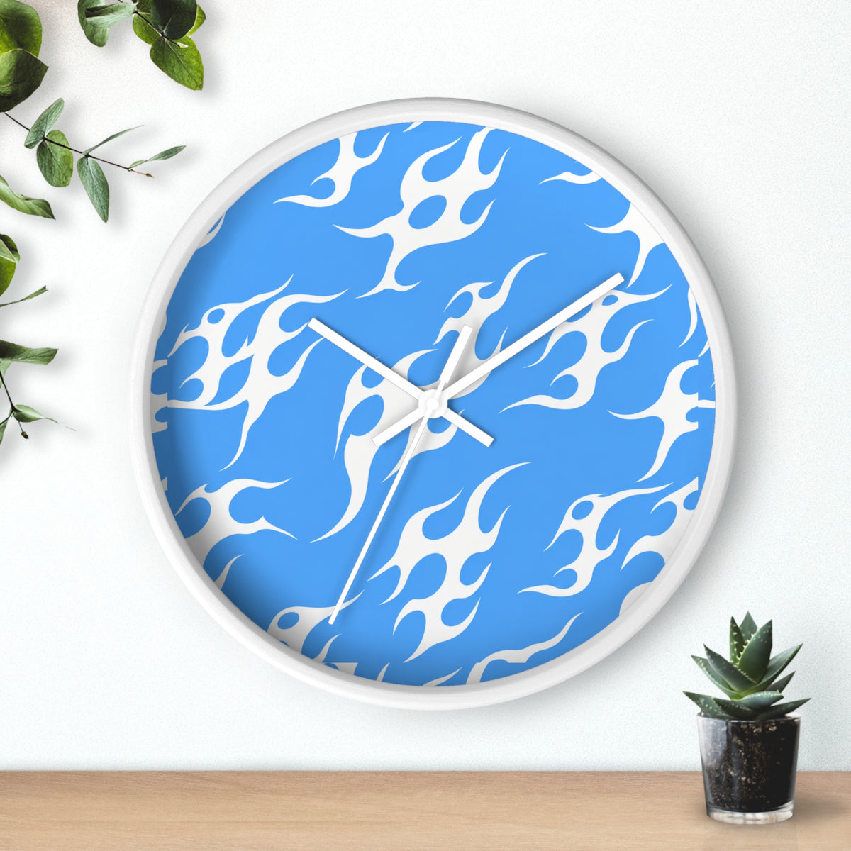 Y2k Tribal Vibes Wall Clock