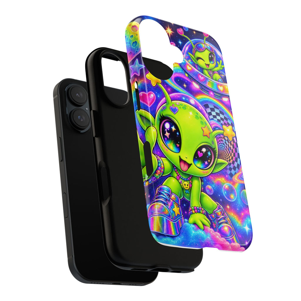 Y2K Alien Phone Case – Neon Space Kawaii Tough Cases
