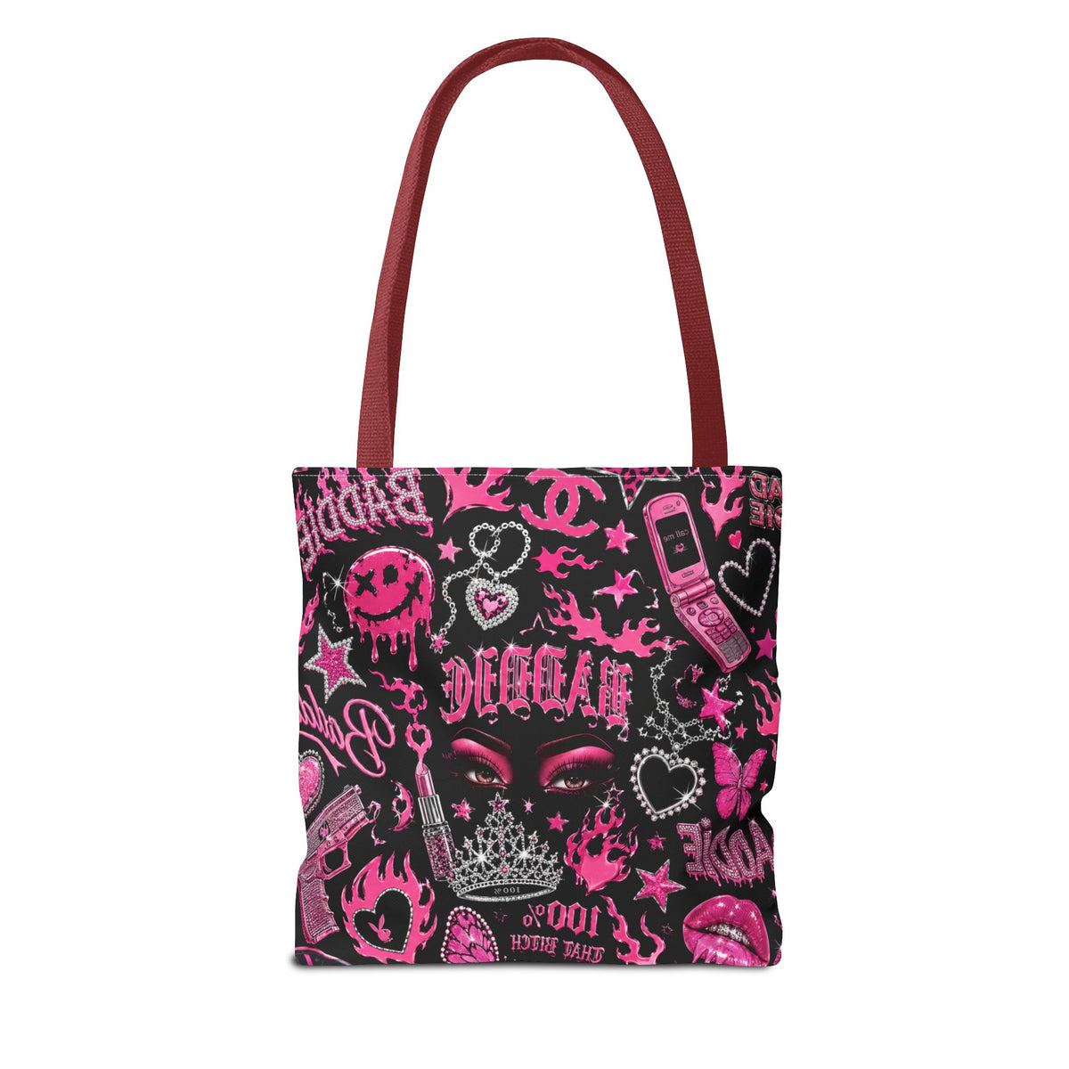 Y2K Baddie Tote Bag Black