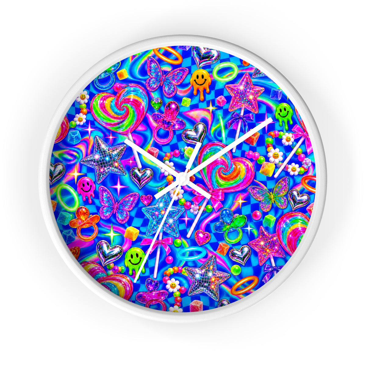 Candy Rave Wall Clock