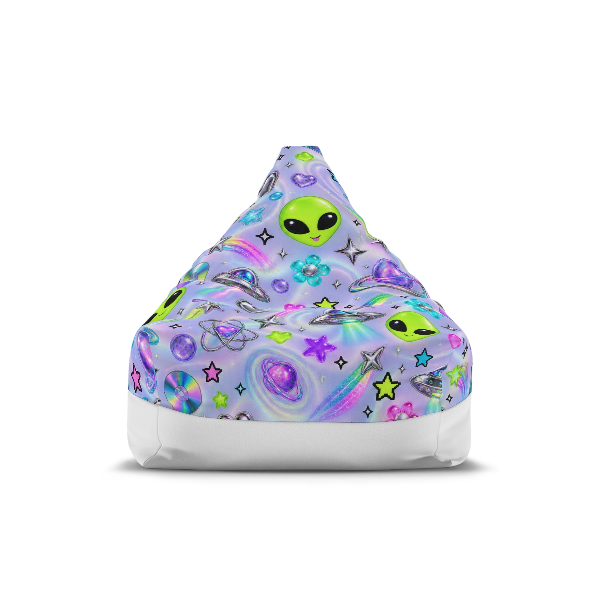 Y2K Alien Bean Bag Chair Cover
