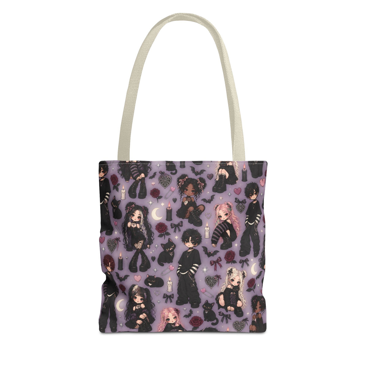 Anime Goth Friends Tote Bag