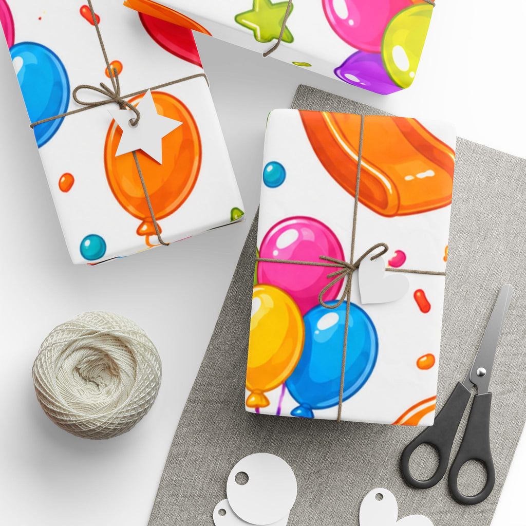 Liminal Party Wrapping Paper White