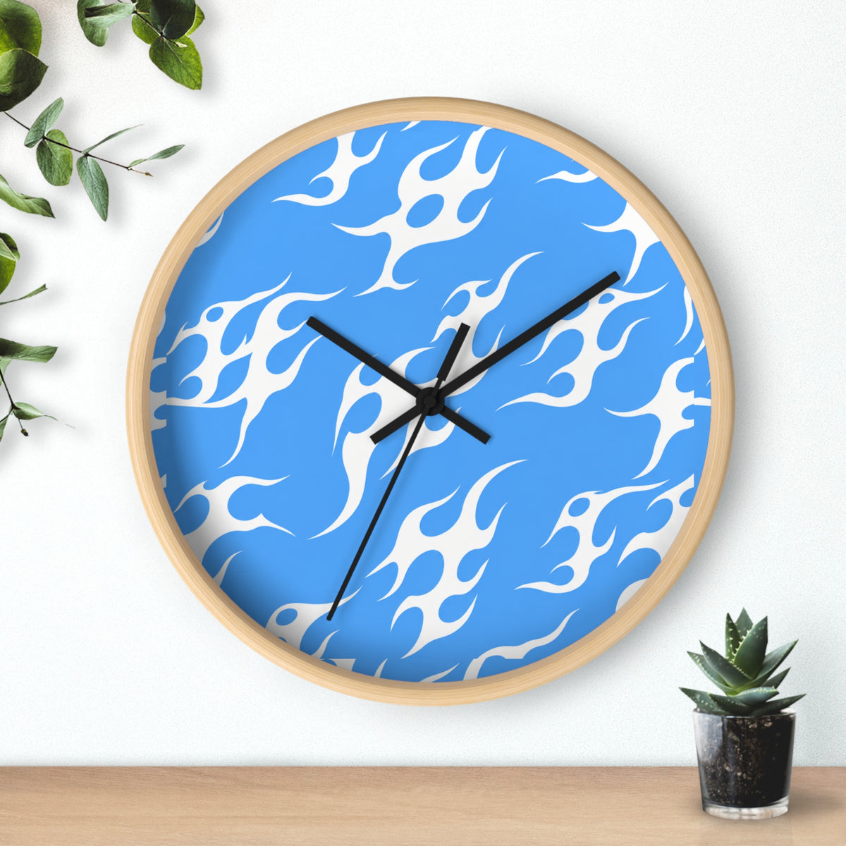 Y2k Tribal Vibes Wall Clock