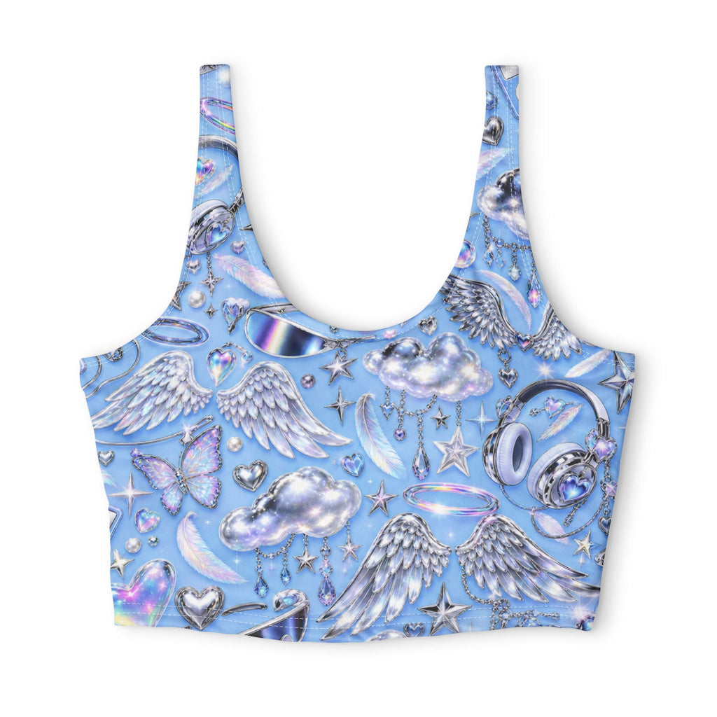 Polyester Sports Bra (AOP)