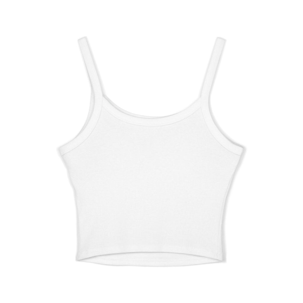 Flirt Graphic Crop Tank Top — Pink Heart Flame Design