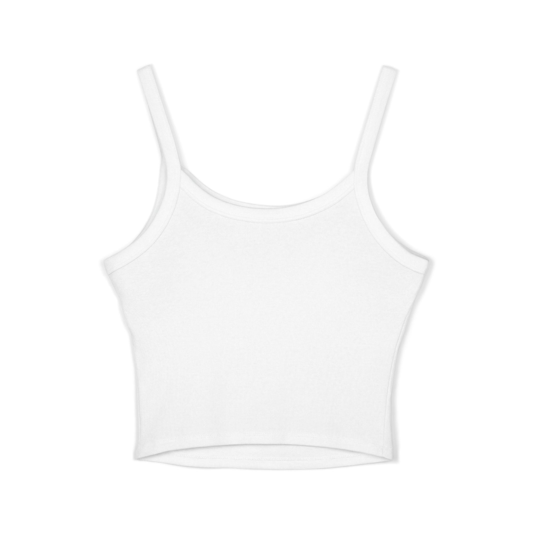 Flirt Graphic Crop Tank Top — Pink Heart Flame Design