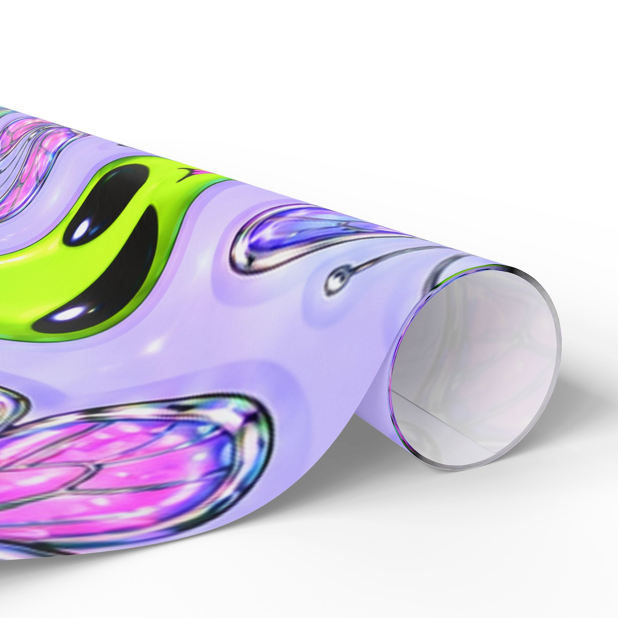 Y2K Alien Wrapping Paper