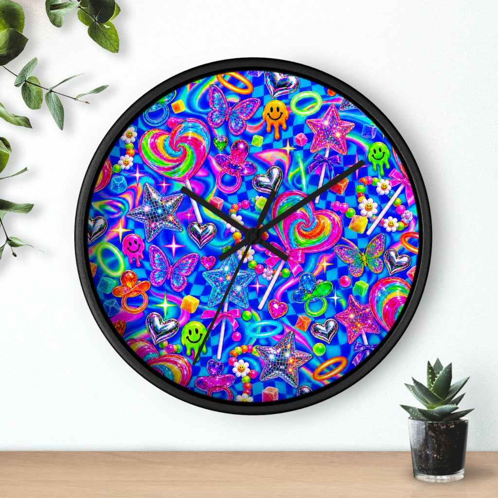 Candy Rave Wall Clock