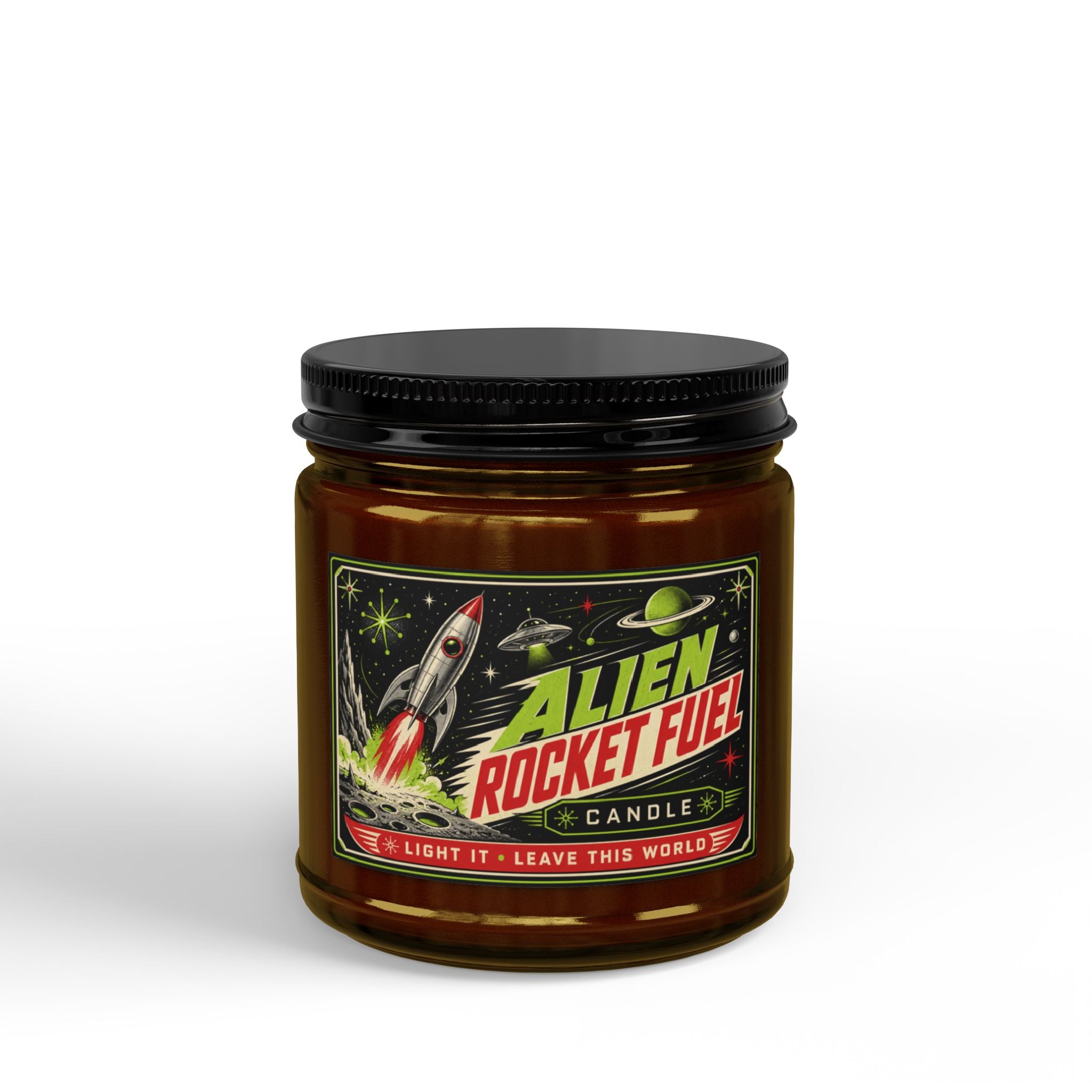 Scented Soy Candles with Black Lid, (4 and 9oz)