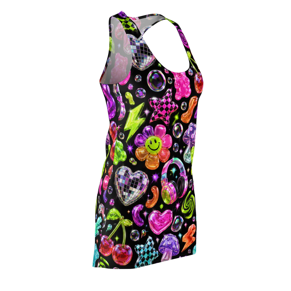Women's Cut & Sew Racerback Dress (AOP)