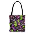 Y2K Alien Crush Tote Bag Black