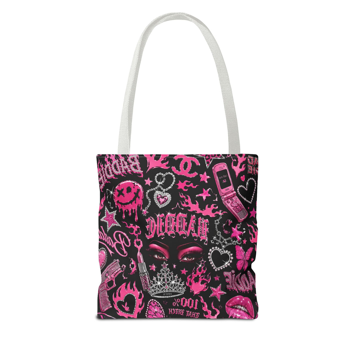 Y2K Baddie Tote Bag Black