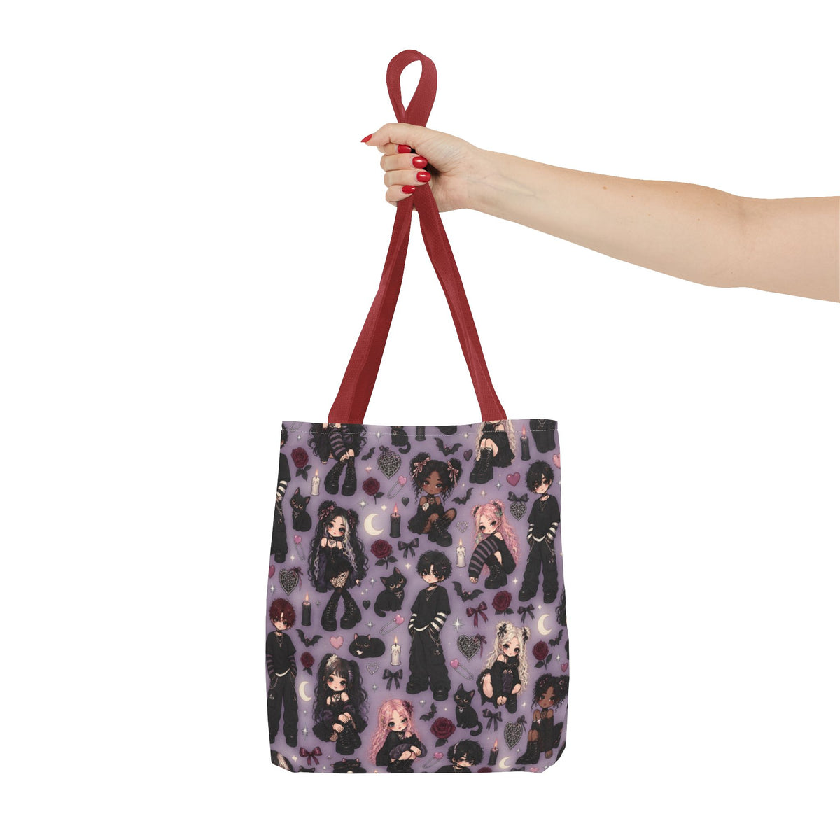 Anime Goth Friends Tote Bag