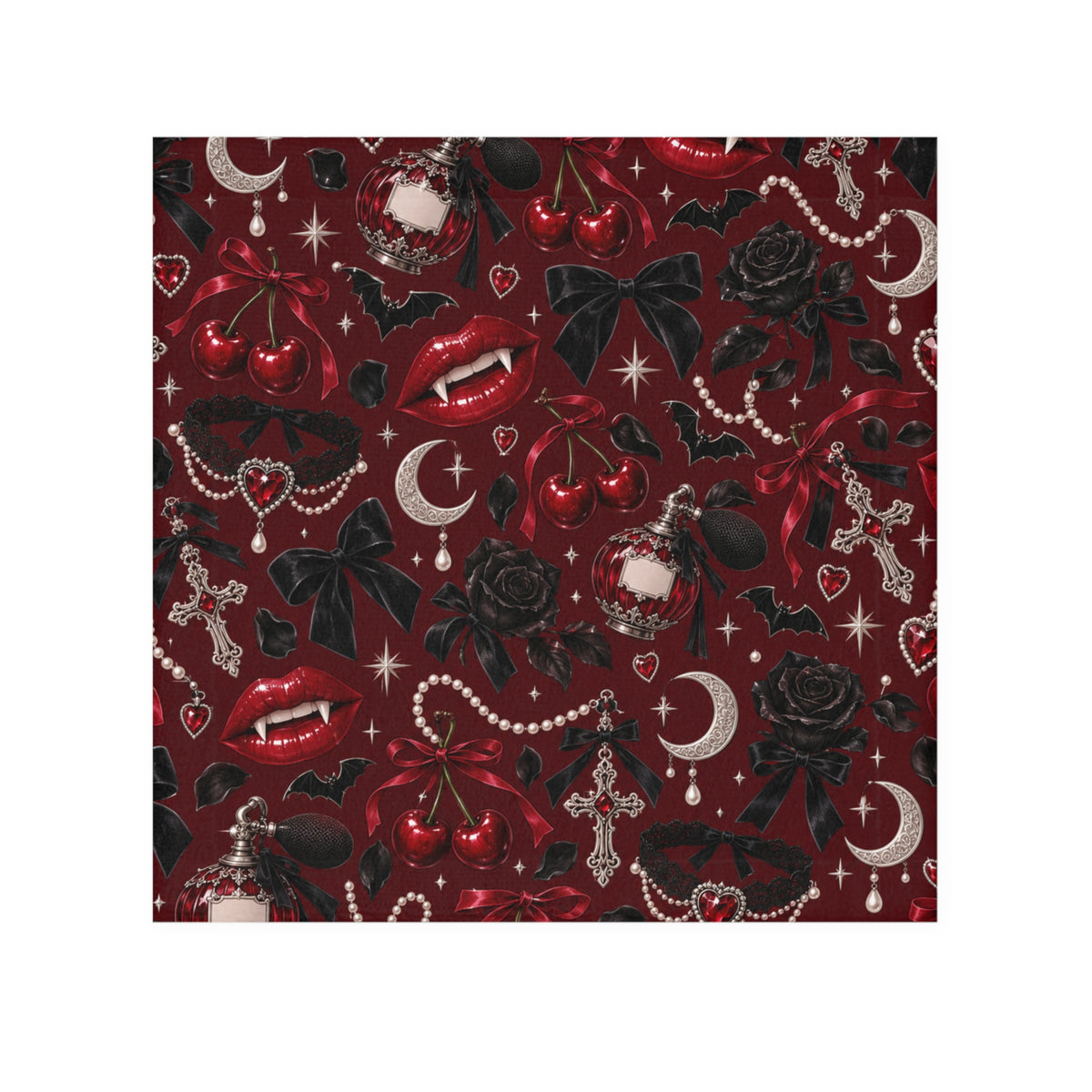 Vamped Face Towel Crimson