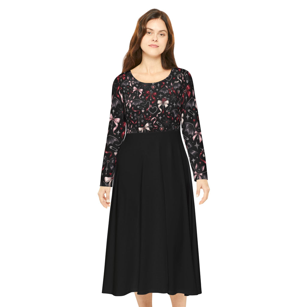 Women's Long Sleeve Dance Dress (AOP)