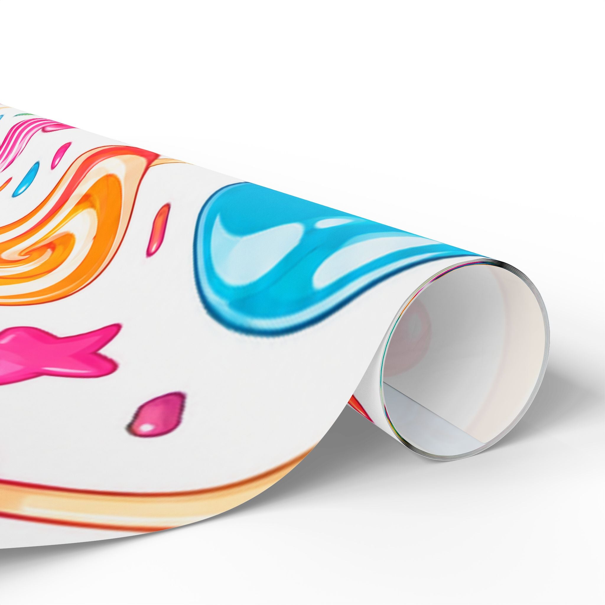 Candy Dreams Wrapping Paper White