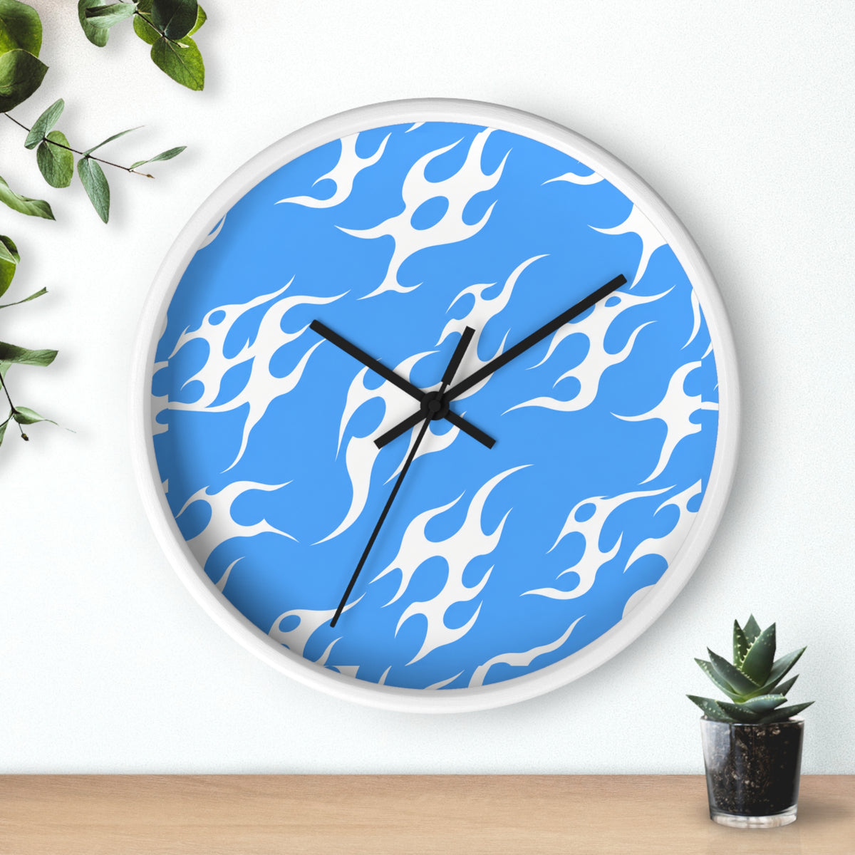 Y2k Tribal Vibes Wall Clock