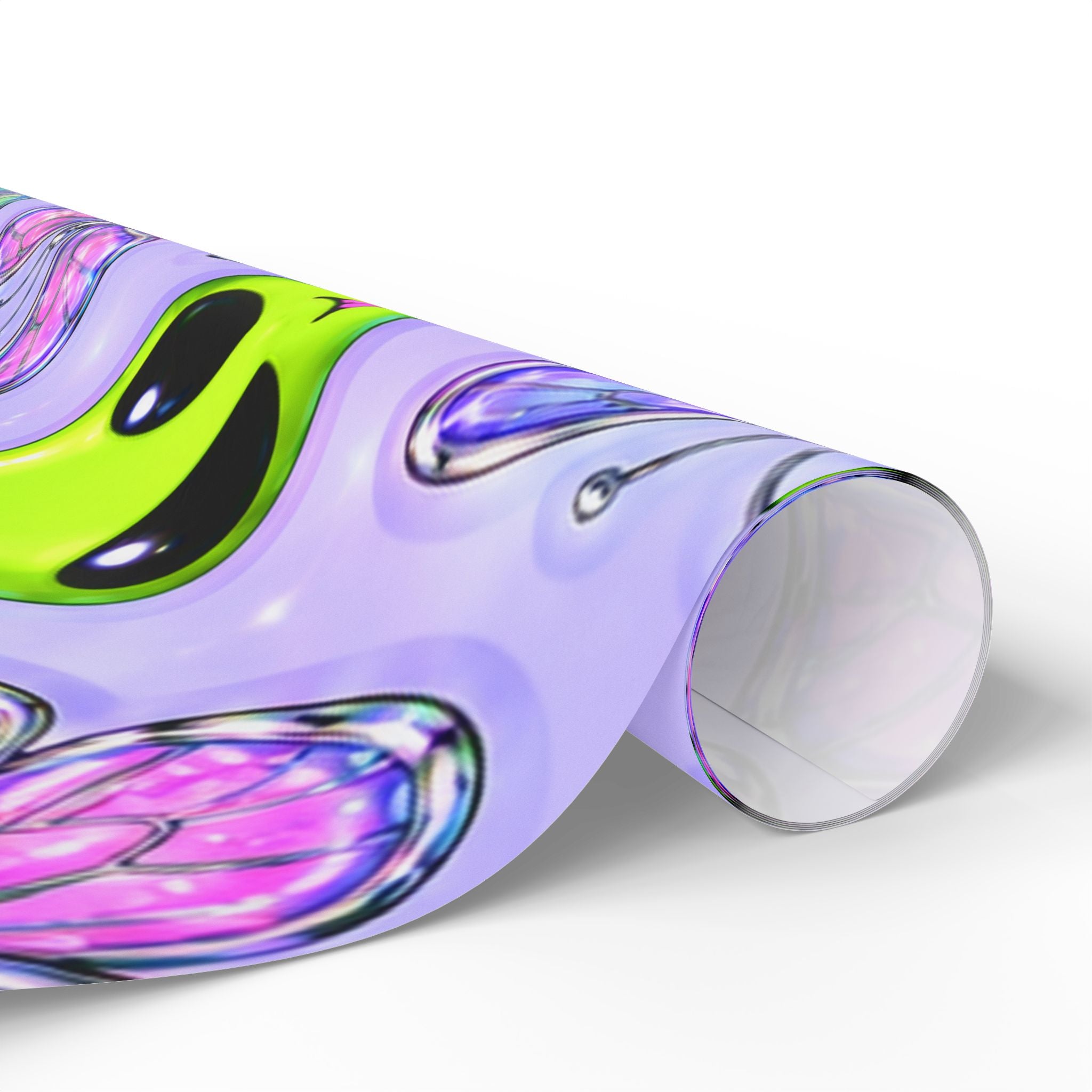 Y2K Alien Wrapping Paper