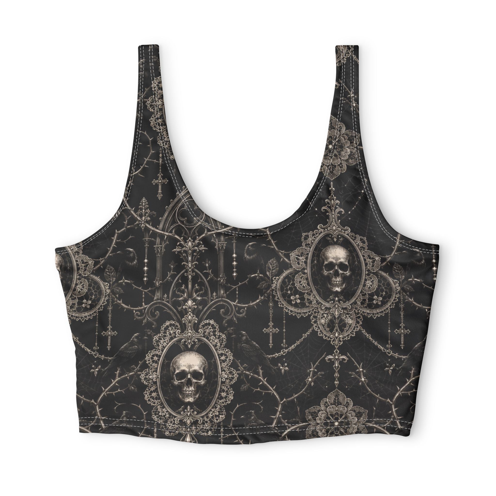 Polyester Sports Bra (AOP)