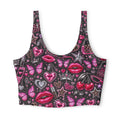 Polyester Sports Bra (AOP)
