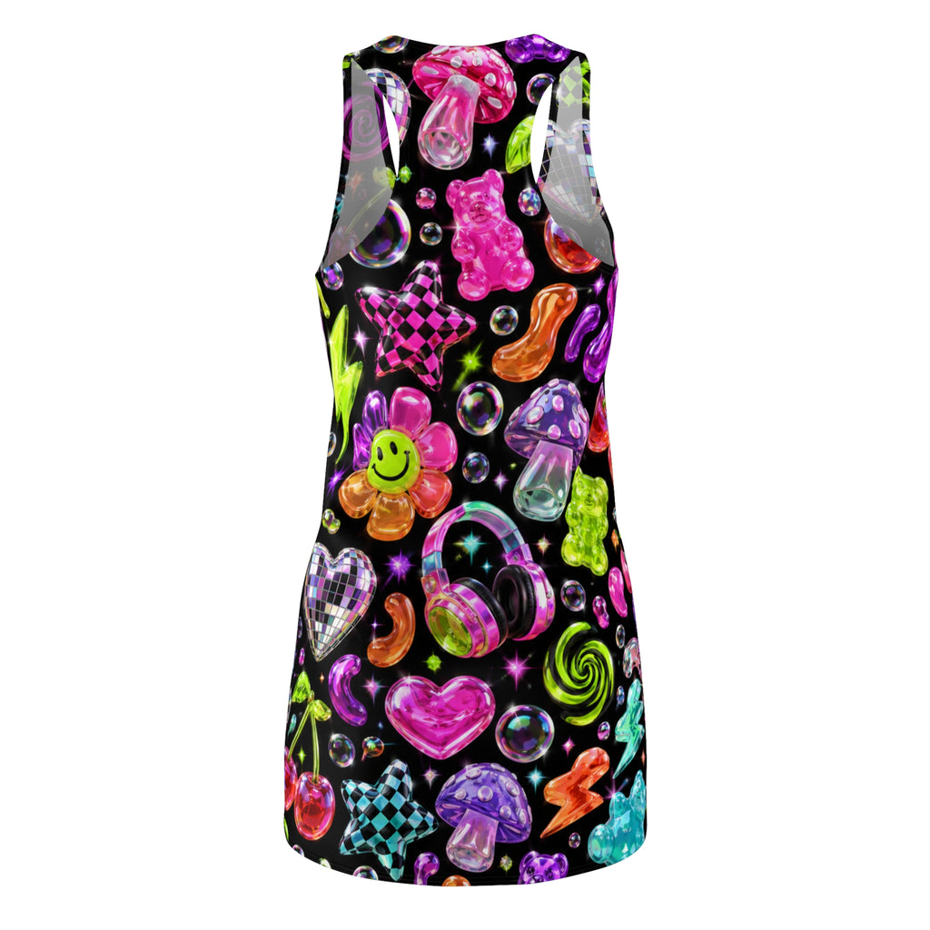 Women's Cut & Sew Racerback Dress (AOP)