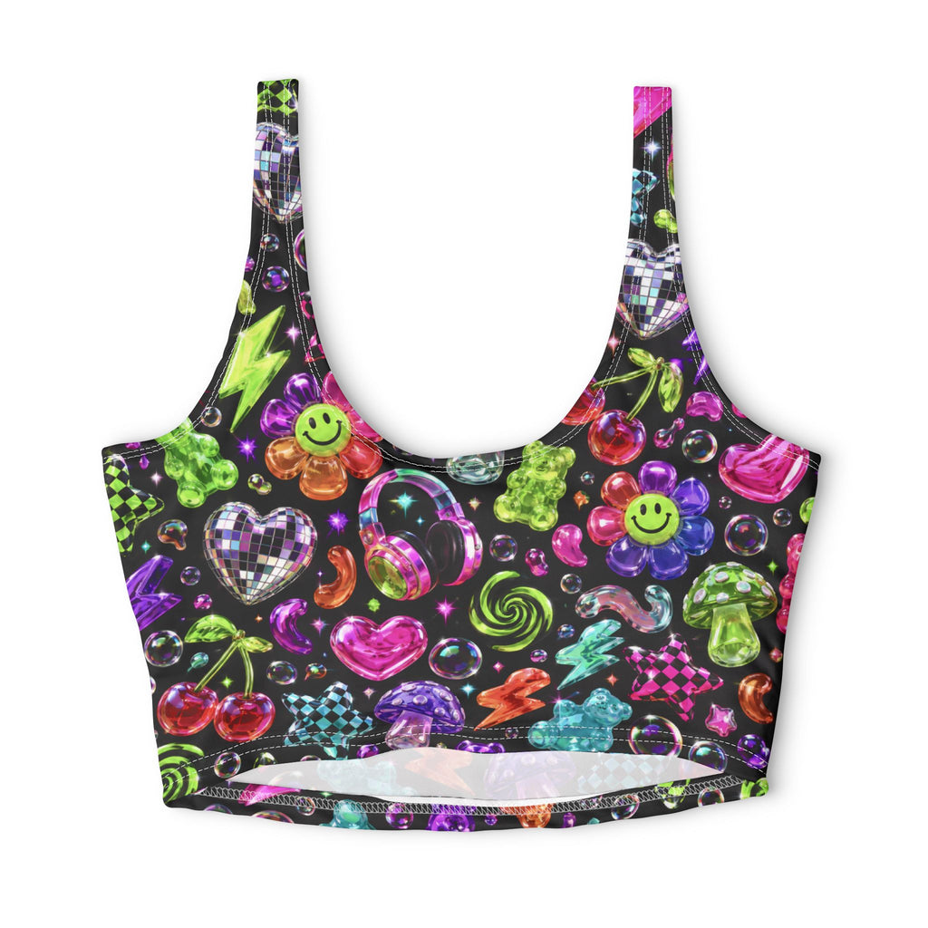Polyester Sports Bra (AOP)