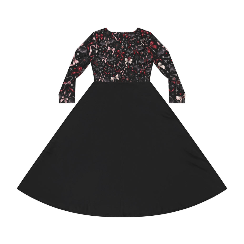Women's Long Sleeve Dance Dress (AOP)