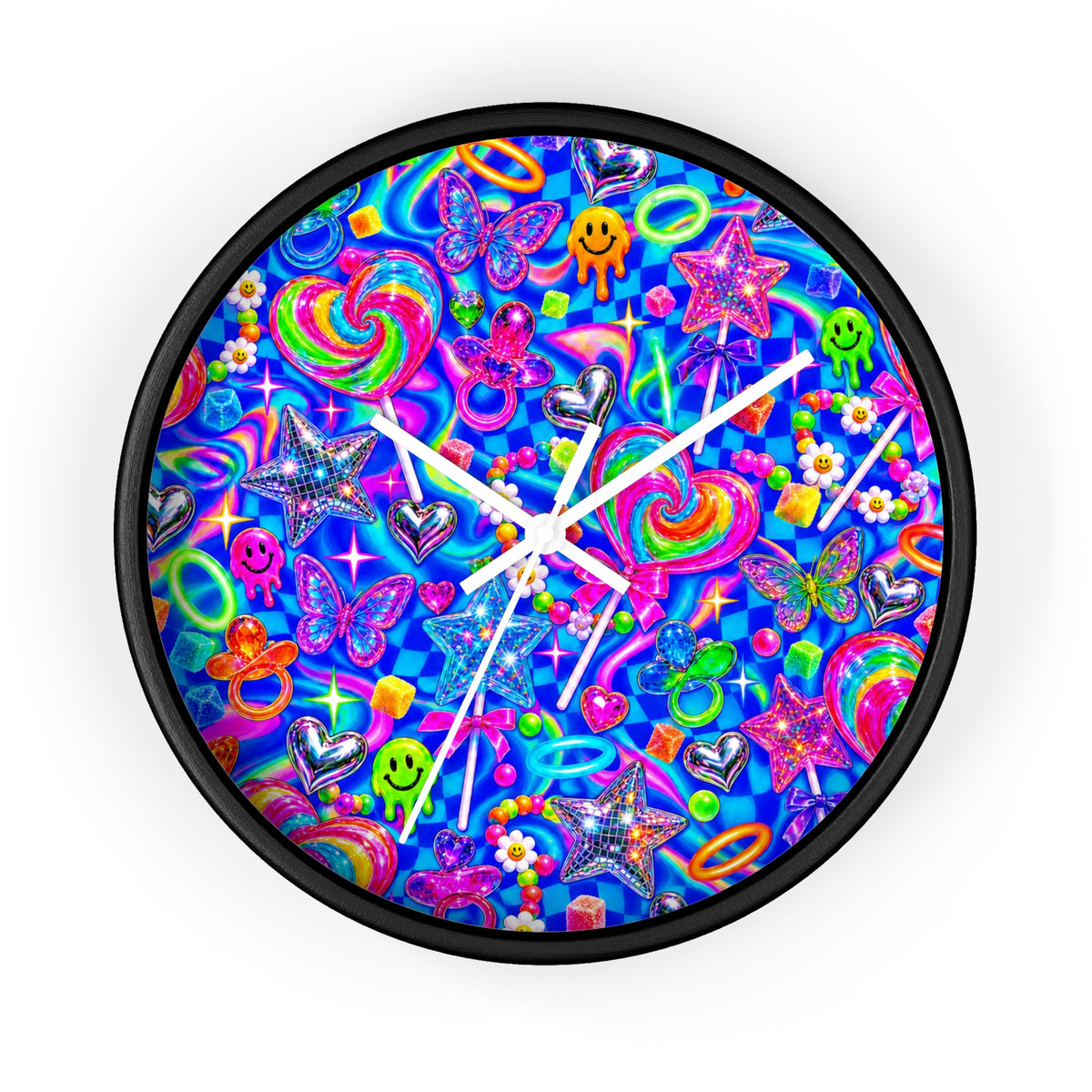Candy Rave Wall Clock