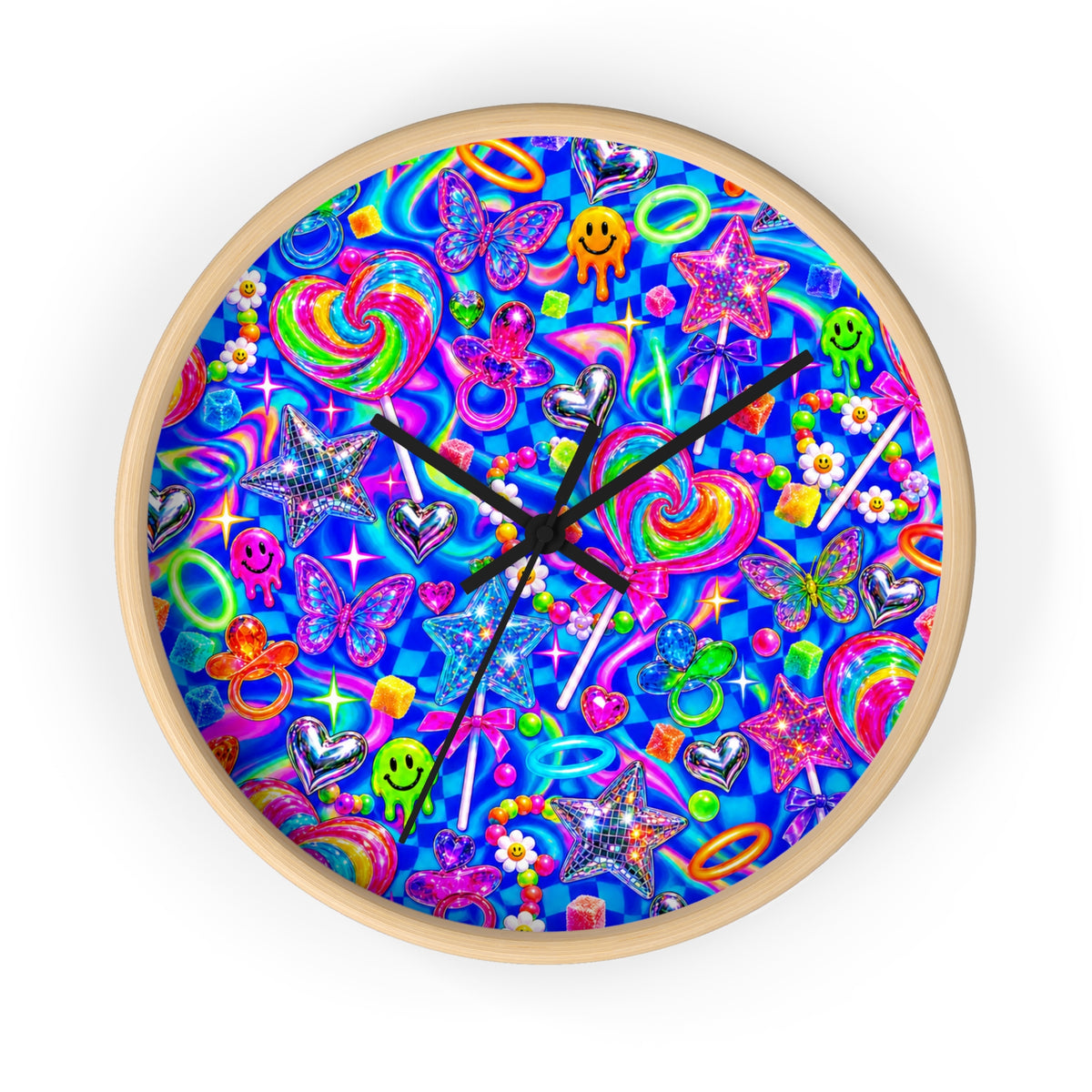 Candy Rave Wall Clock