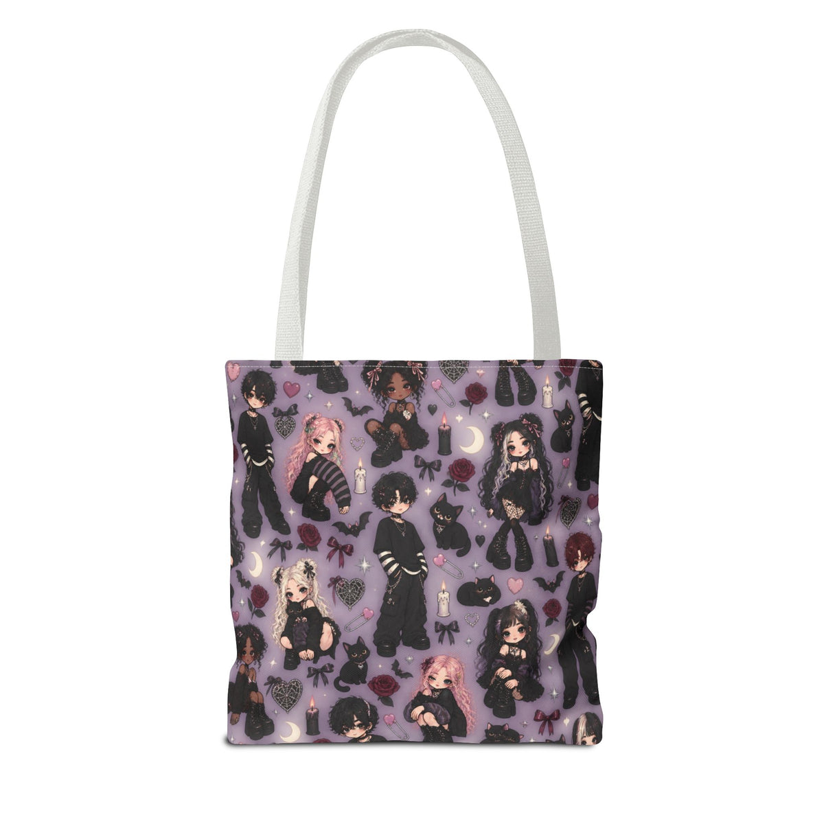 Anime Goth Friends Tote Bag