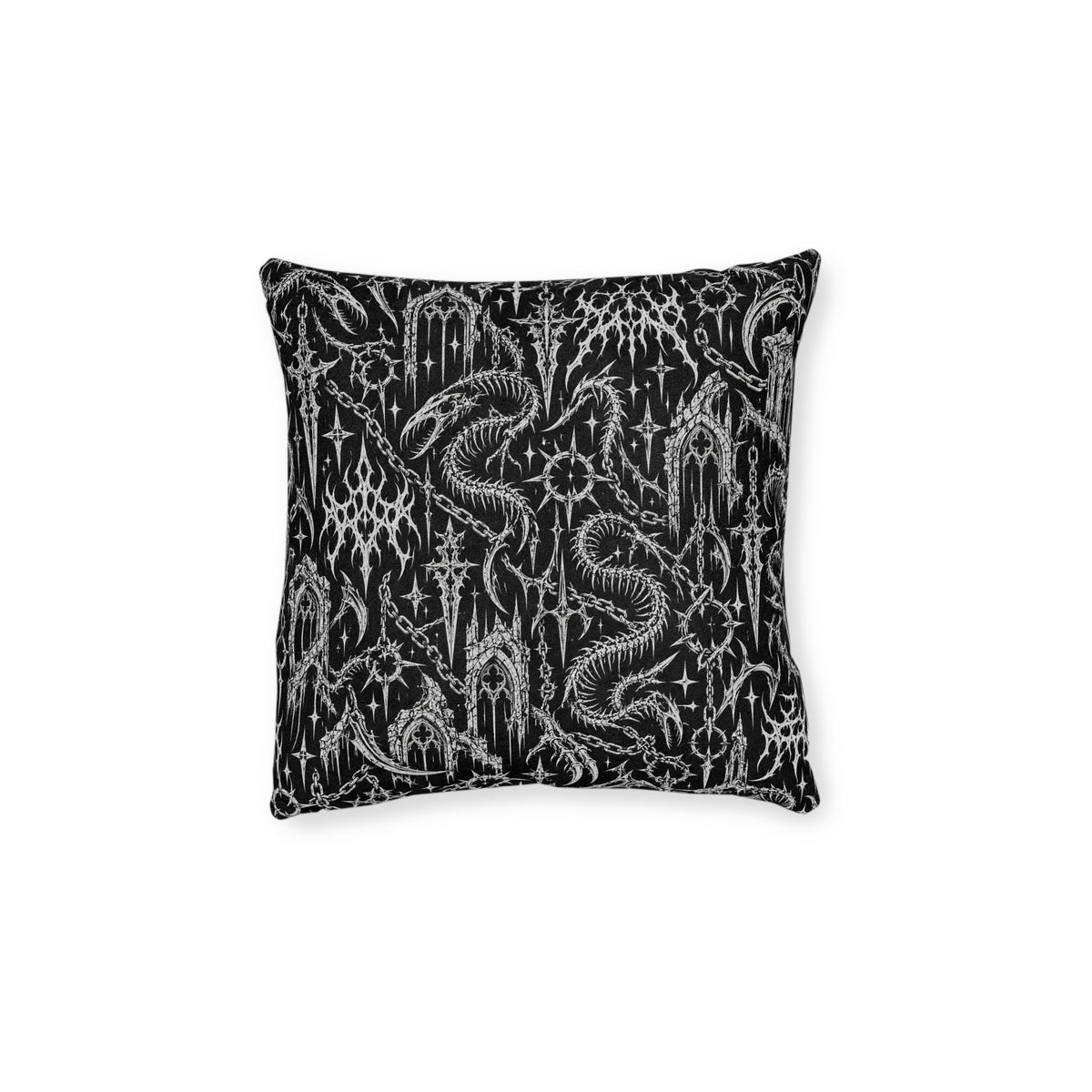 Goth Dream Square Pillow Black