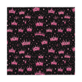 Y2K Crowned Queen Tablecloth Black