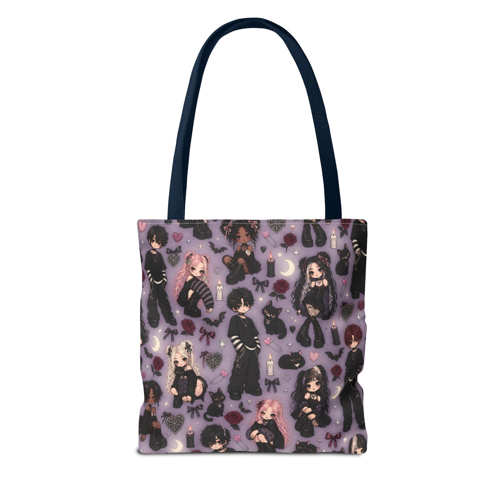 Anime Goth Friends Tote Bag