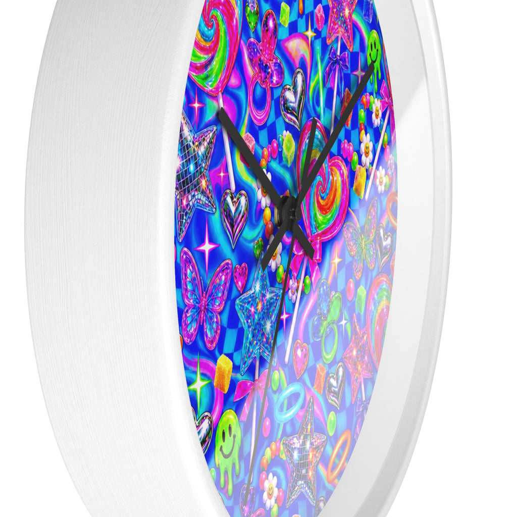 Candy Rave Wall Clock