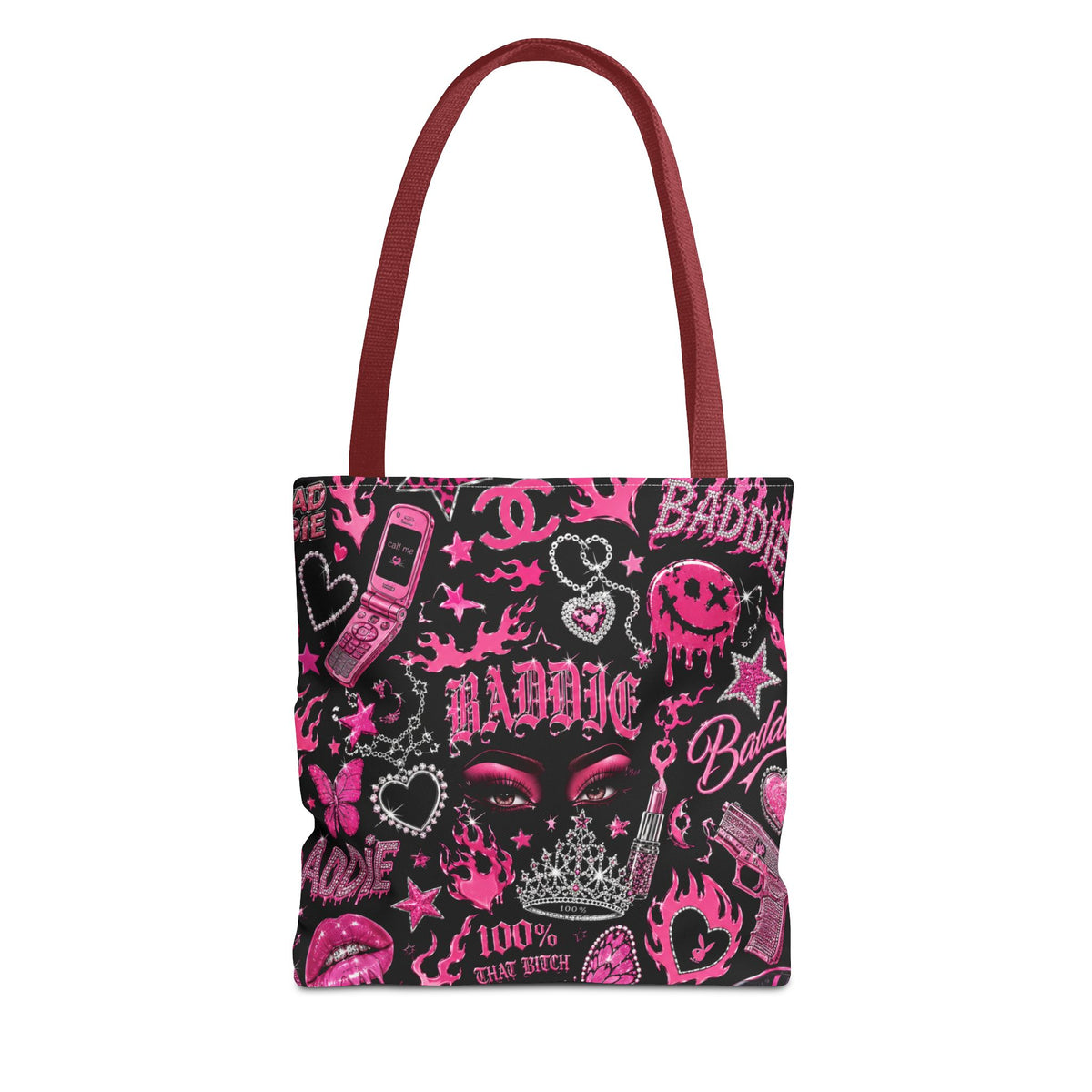 Y2K Baddie Tote Bag Black