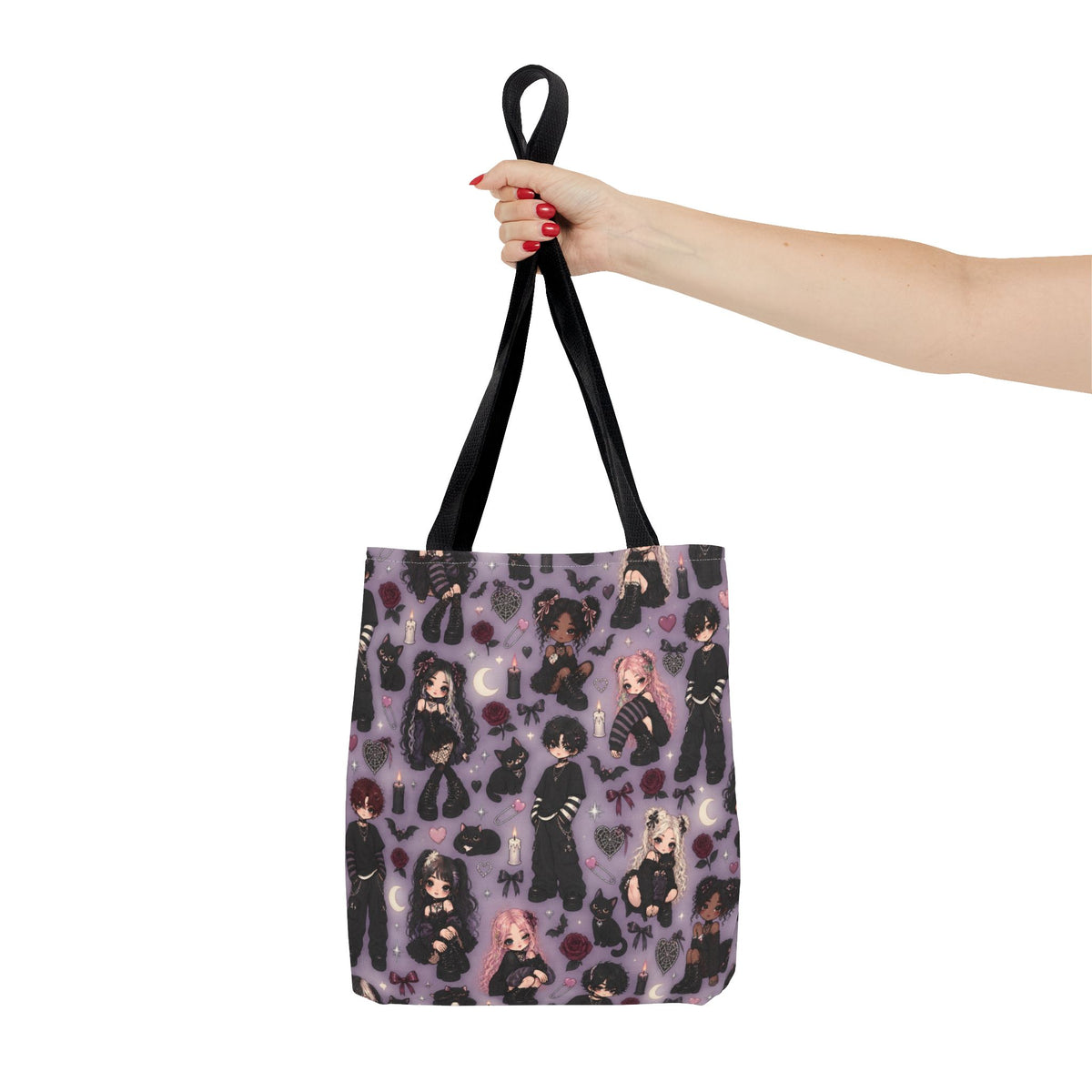 Anime Goth Friends Tote Bag