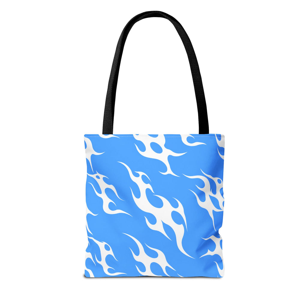Y2K Tribal Vibes Tote Bag Blue