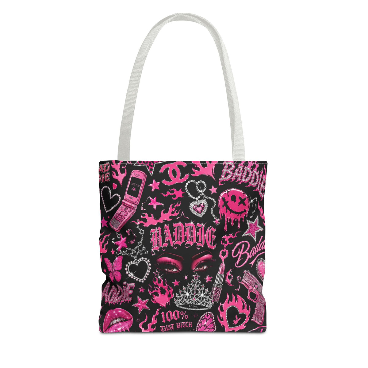Y2K Baddie Tote Bag Black